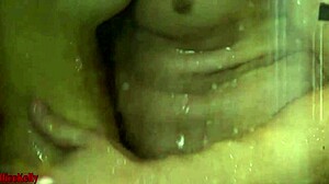 hot babe moans while getting her wet pussy licked