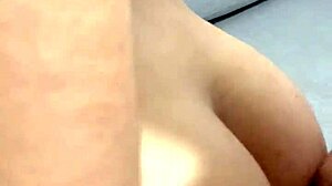 Latina Wife's First Anal Sex on Webcam with Hairless Amateur Couple