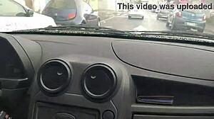 Uber Driver Gets Paid With Neighbor's Wife Blowjob