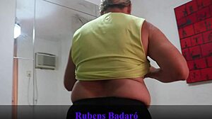 No money for rent, so I paid the landlady with a good fuck.