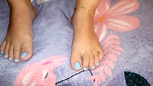 my secretary do it again, jerk with feet to janitor and he lick her ass