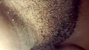 Homemade quickie features delicious black pussy in doggystyle