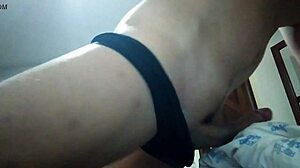 Intense Pillow Humping Leads To Massive Cumshot