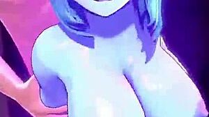 Animation Of Two Blue Women Chich�na