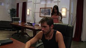 Lapdancer Milf Kristina Cross Seduces Kris Slater by the Pool