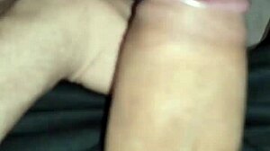 I masturbate with big cock cumshot