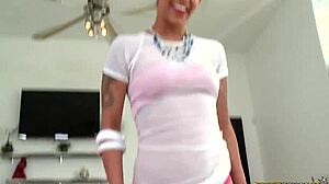 Aubrey Star and Charlotte Stokely in Lesbian Cunilingus at Webyoung