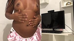 Solo Latina Stunner Shows Off Her Sexy Lingerie