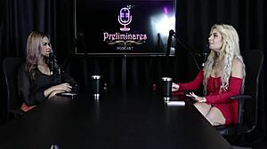 Simultaneous Pissing Girls After Glass Dildo Play.