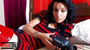 Thick Ebony Slut Gets Fucked While Wearing Fishnets And Leashed!