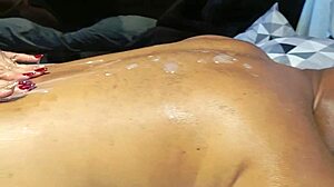 She gave a sensual nuru massage with a happy ending twist