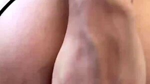 Black Guy Forces Big Cock into Juicy Pussy