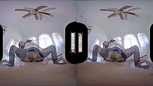 Gamer girl in bioshock cosplay gives rough blowjob uncensored in vr