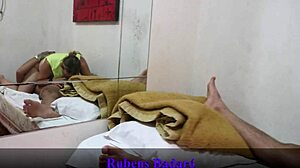 No money for rent, so I paid the landlady with a good fuck.