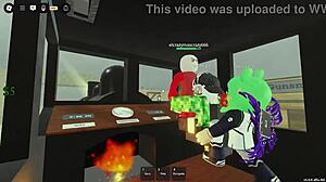 she goes afk and gets gangbanged by everyone in the comic