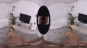 Wanking Brunette Reaches Shaved Pussy Orgasm