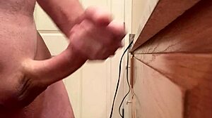 Edging while trimming cock in this homemade solo session.