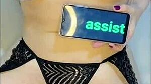 Blonde bbw rides hard in doggystyle anal sex with big ass and natural tits