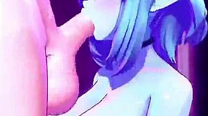 Animation Of Two Blue Women Chich�na