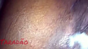 the black babe with big tits orgasms from deepthroat