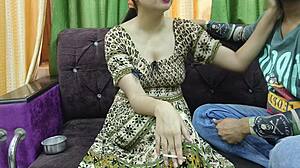 Shy Indian Bhabhi Takes Hard Pounding from Landlord Over Smoking Rules