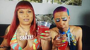 sipnplay show with sister tulips aka alana tulips gets wild