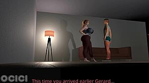 hey, wanna see this yoga session with thigh job?