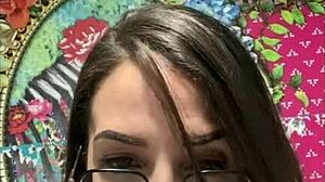 A hot compilation of a brunette masturbating with a dildo