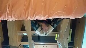 Wow! Latina Trans Thrusts Deep Into Ass With New Toy!