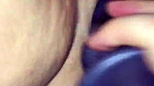 Follando a una rubia con enormes tetas naturales