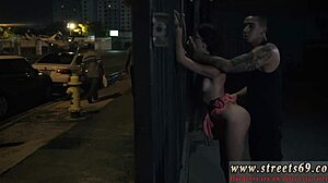 Wow! Bound Teen In Glasses Gives Extreme Handjob To Husband!