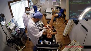 yo, Miss Mars tested with e-stim by Doctor Tampa and Nurse Kristen! ⚡