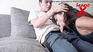 the guy enters the room and meets the girl