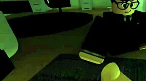 Oh, roblox girl gets fucked by intruder!