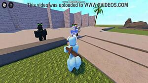 Whoreblox game unfolds with a wild gangbang in moment 11