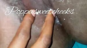 Fat Ebony BBW Fingers And Squirts In Creampie Surprise?