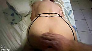 First time anal with latina roommate in dorm, licking and assfucking