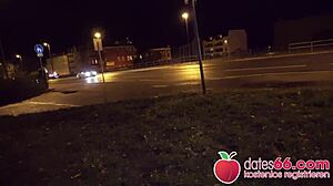 Liz De Lane's Outdoor Cumshot Adventure