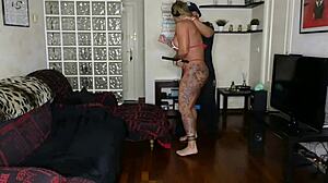 i fuck the policeman who came to arrest me with big clit and tits