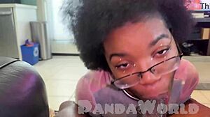 Intense mmff double bbc blowjob with ebony deepthroat and blonde slut