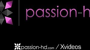 Gorgeous brunette scrubs pussy for intense sex in passion-hd.