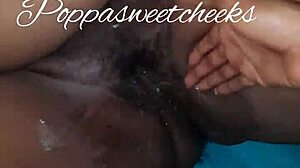 Fat Ebony BBW Fingers And Squirts In Creampie Surprise?