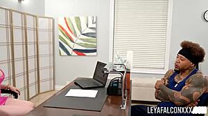 blonde slut leya falcon, ready for action?