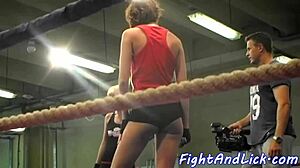 euro dyke seduces her wrestling opponent