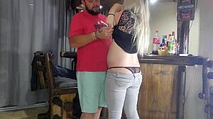 did you see stepmom get her perfect pink pussy waxed and then creamied?