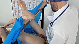 my doctor fingers my ass and screws my pussy till it’s creamy with cum