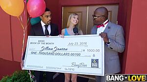 Jillian Janson Scores Two Black Cocks with Jay Bangher and Chocolate God