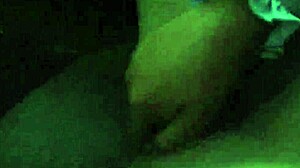 Girl enjoys using dildo in public