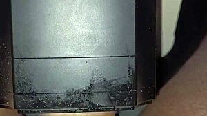 lovense solace toy cumshot by stranger