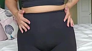 superhot teacher scarlet performs a seductive strip tease